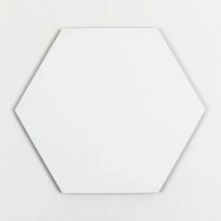 ChromaLuxe Hexagon Wood Sublimation Wall Tile - 8" X 9.2" -Home Sales Store 1