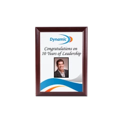 Sublimation Award Plaque - Cherry Ogee Edge - 9" X 12" 4 Sublimation Award Plaque - Cherry Ogee Edge - 9" X 12" -Home Sales Store 1008 plaque cherryogee dec