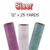 Siser Glitter Heat Transfer Vinyl - 12" X 25 Yards 2 Siser Glitter Heat Transfer Vinyl - 12" X 25 Yards -Home Sales Store 12x25 yards 1