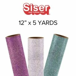 Siser Glitter Heat Transfer Vinyl - 12" X 5 Yards