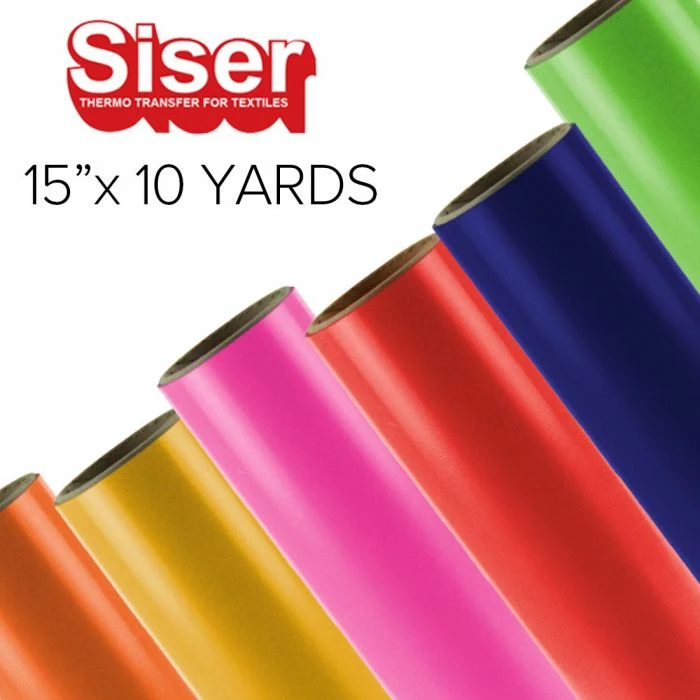 Siser EasyWeed Heat Transfer Vinyl - 15" X 10 Yards 3 Siser EasyWeed Heat Transfer Vinyl - 15" X 10 Yards