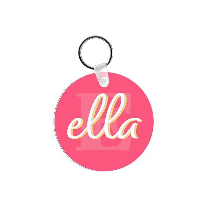 Circle FRP Two Sided Sublimation Keychain - 2.5" 3 Circle FRP Two Sided Sublimation Keychain - 2.5"