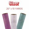 Siser Glitter Heat Transfer Vinyl - 20" X 10 Yards