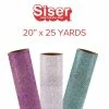Siser Glitter Heat Transfer Vinyl - 20" X 25 Yards 2 Siser Glitter Heat Transfer Vinyl - 20" X 25 Yards -Home Sales Store 20x25 yards 3