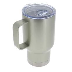 14oz Light Grey Stainless Steel Sublimation Travel Mug - 24/Case - OVERSTOCK -Home Sales Store 21482 ltgrey mug 14oz wlid left