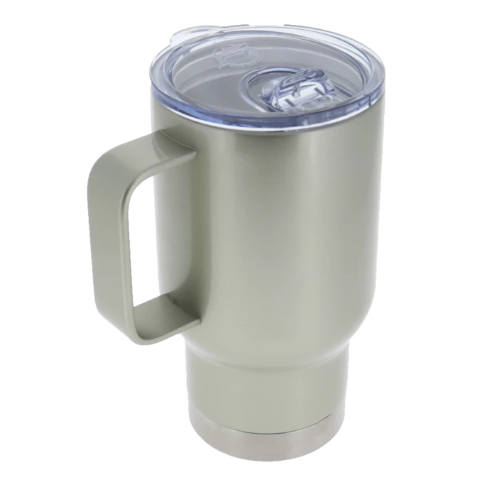 14oz Light Grey Stainless Steel Sublimation Travel Mug 6 14oz Light Grey Stainless Steel Sublimation Travel Mug - Image 4