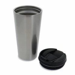 Silver Stainless Steel Tumbler - 16oz. (24/case) - OVERSTOCK