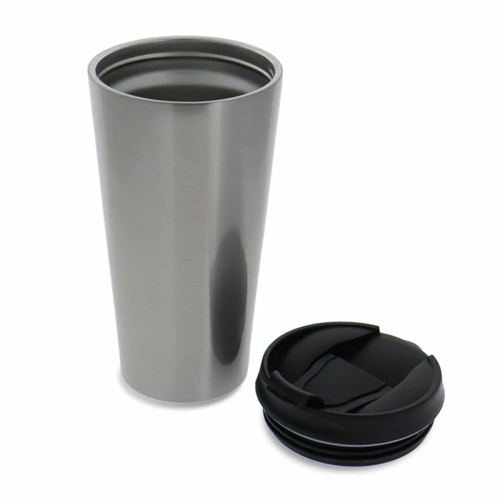 Silver Stainless Steel Tumbler - 16oz. (24/case) - OVERSTOCK 3 Silver Stainless Steel Tumbler - 16oz. (24/case) - OVERSTOCK