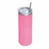 Pink Glitter Stainless Steel Sublimation Skinny Tumbler - 20oz. (50/case) - CLEARANCE 2 Pink Glitter Stainless Steel Sublimation Skinny Tumbler - 20oz. (50/case) - CLEARANCE -Home Sales Store 27893 pinkglitter min 1