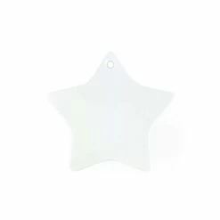 Star Two Sided Polymer Sublimation Ornament - 3"