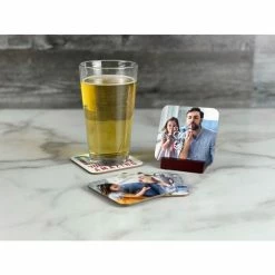 Hardboard Square Drink Coasters With Rounded Corners For Sublimation Printing- 3.54" X 3.54" (40/case) -Home Sales Store 4026 5677 coaster square 3