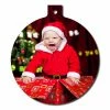 Ball Keepsake Two Sided Aluminum Sublimation Holiday Ornament - 3" X 3.4" 1 Ball Keepsake Two Sided Aluminum Sublimation Holiday Ornament - 3" X 3.4" -Home Sales Store 4335