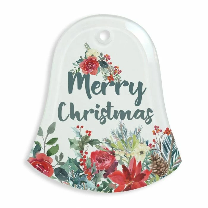 Glass Bell Sublimation Holiday Ornament - 3.5” 4 Glass Bell Sublimation Holiday Ornament - 3.5” - Image 2