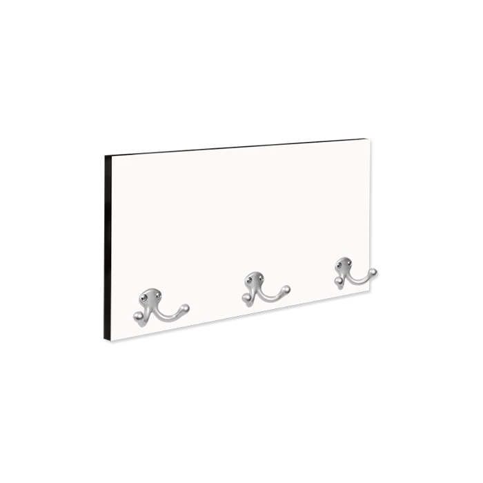 MDF Hardboard Sublimation Coat Hanger Rack With Black Edge (9/case) 4 MDF Hardboard Sublimation Coat Hanger Rack With Black Edge (9/case) - Image 2