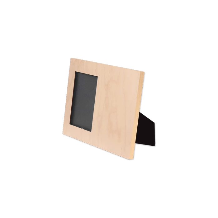 Chromaluxe Sublimation Natural Wood Photo Frame With Offset For 4" X 6" Photo (14/case) 3 Chromaluxe Sublimation Natural Wood Photo Frame With Offset For 4" X 6" Photo (14/case)