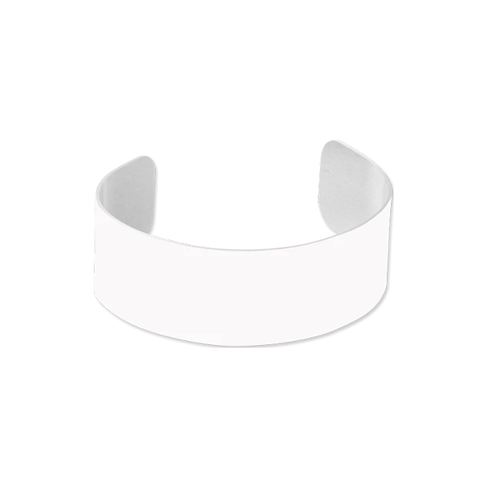 ChromaLuxe Sublimation Cuff Bracelet - .875" Wide Straight Profile (50/case) 4 ChromaLuxe Sublimation Cuff Bracelet - .875" Wide Straight Profile (50/case) - Image 2