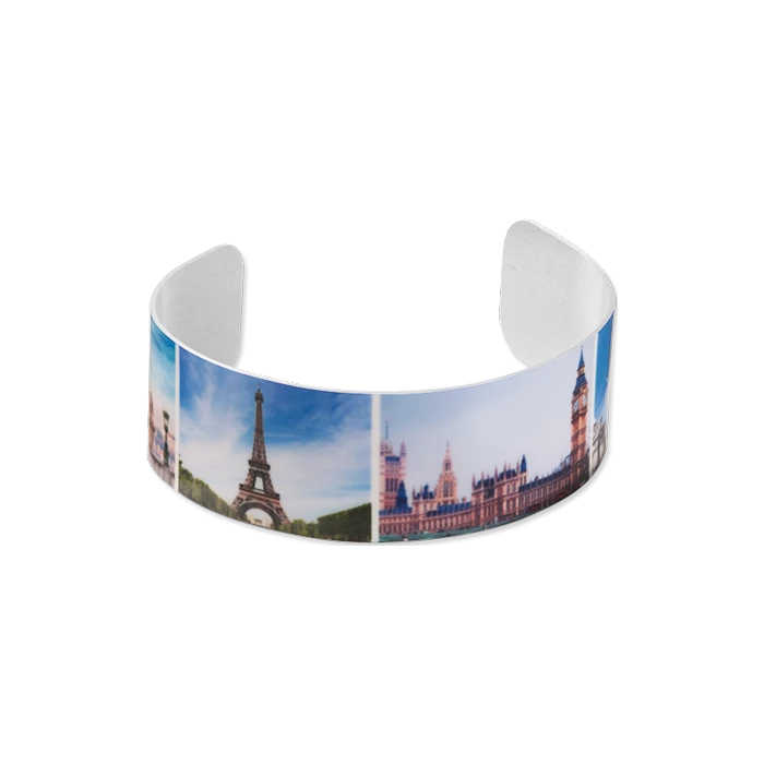 ChromaLuxe Sublimation Cuff Bracelet - .875" Wide Straight Profile (50/case) 3 ChromaLuxe Sublimation Cuff Bracelet - .875" Wide Straight Profile (50/case)