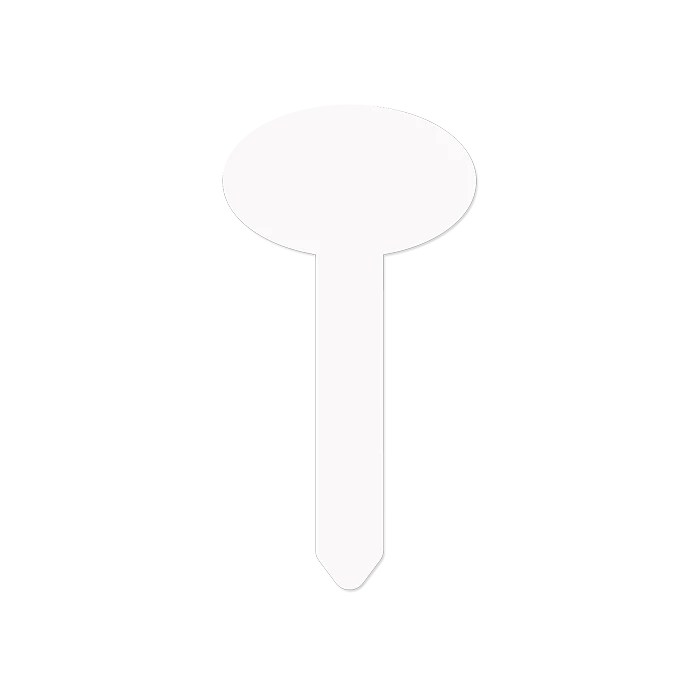 Unisub Gloss White Aluminum Garden Stake 8 Unisub Gloss White Aluminum Garden Stake - Image 6