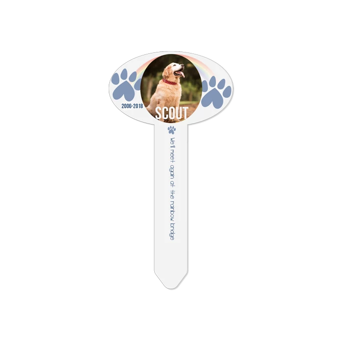 Unisub Gloss White Aluminum Garden Stake 7 Unisub Gloss White Aluminum Garden Stake - Image 5