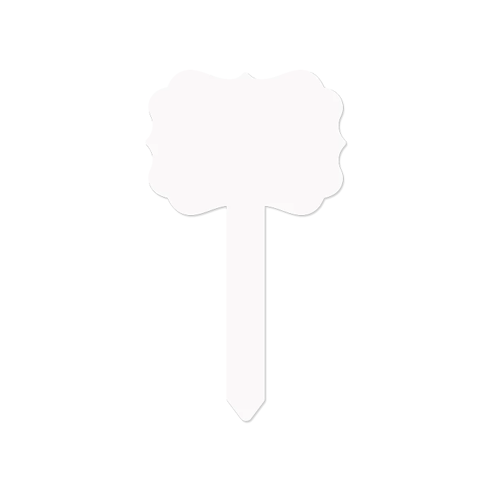 Unisub Gloss White Aluminum Garden Stake 4 Unisub Gloss White Aluminum Garden Stake - Image 2