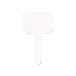 Unisub Gloss White Aluminum Garden Stake 18 Unisub Gloss White Aluminum Garden Stake -Home Sales Store 4772 gardenstake berlin bare