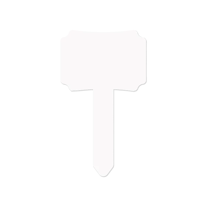 Unisub Gloss White Aluminum Garden Stake 6 Unisub Gloss White Aluminum Garden Stake - Image 4