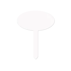 Unisub Gloss White Aluminum Yard Sign (10/case) 12 Unisub Gloss White Aluminum Yard Sign (10/case) -Home Sales Store 4775 yardsign oval bare