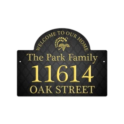 Chromaluxe Outdoor Building Sign - House 11.5" X 15.25" (10/pack)