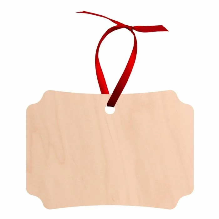 Creative Border One-Sided Natural Wood Sublimation Ornament - Berlin Design - 3.95" X 2.74" 4 Creative Border One-Sided Natural Wood Sublimation Ornament - Berlin Design - 3.95" X 2.74" - Image 2