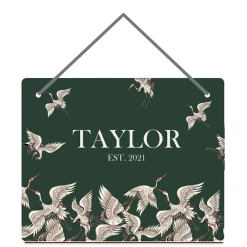 Hardboard Sublimation Signage -Home Sales Store 4845 rectangle hanging sign bare layers 2