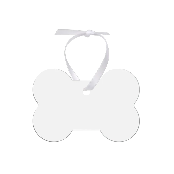 Aluminum Dog Bone Sublimation Ornament - One-Sided 4 Aluminum Dog Bone Sublimation Ornament - One-Sided - Image 2