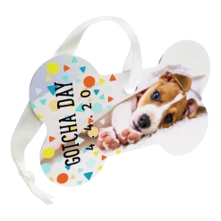 Aluminum Dog Bone Sublimation Ornament - One-Sided