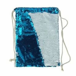 Reversible Sublimation Sequin Drawstring Bag