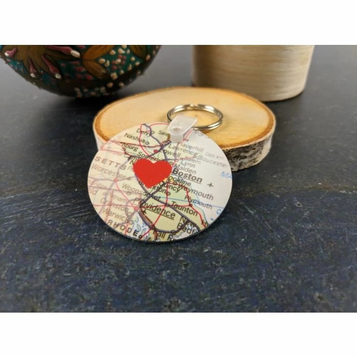 Circle FRP Two Sided Sublimation Keychain - 2.5" 6 Circle FRP Two Sided Sublimation Keychain - 2.5" - Image 4