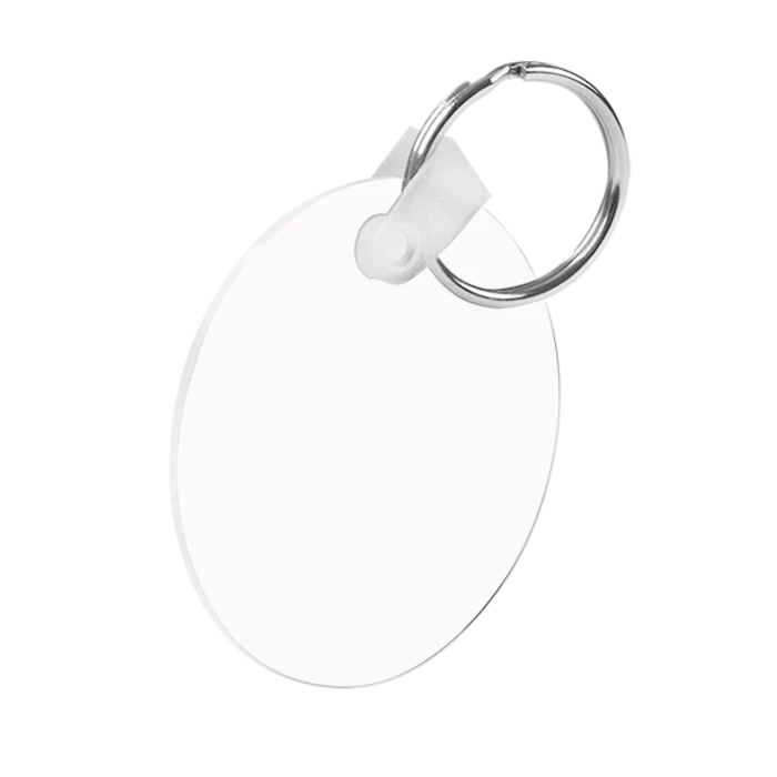 Circle FRP Two Sided Sublimation Keychain - 2.5" 4 Circle FRP Two Sided Sublimation Keychain - 2.5" - Image 2