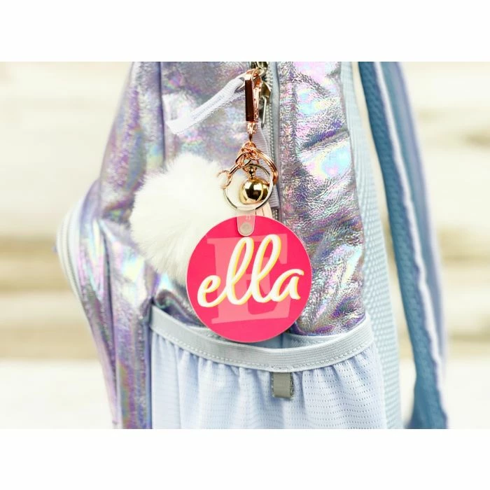 Circle FRP Two Sided Sublimation Keychain - 2.5" 5 Circle FRP Two Sided Sublimation Keychain - 2.5" - Image 3