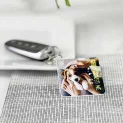 Square FRP Plastic Two Sided Sublimation Keychain - 2.25" X 2.25" 7 Square FRP Plastic Two Sided Sublimation Keychain - 2.25" X 2.25" -Home Sales Store 5524 key chain square