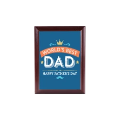 5" X 7" MDF Sublimation Award Plaque - Cherry Edge