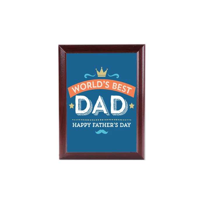 5" X 7" MDF Sublimation Award Plaque - Cherry Edge 3 5" X 7" MDF Sublimation Award Plaque - Cherry Edge