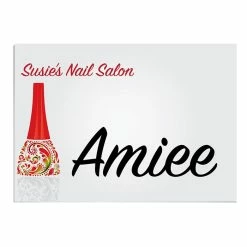 2.5" X 3.5" Aluminum Sublimation Name Tag Badge
