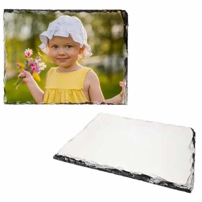 Sublimation Photo Slate Rock Plaque - Med. Rectangle - 5.9" X 7.9" (28/case) 3 Sublimation Photo Slate Rock Plaque - Med. Rectangle - 5.9" X 7.9" (28/case)