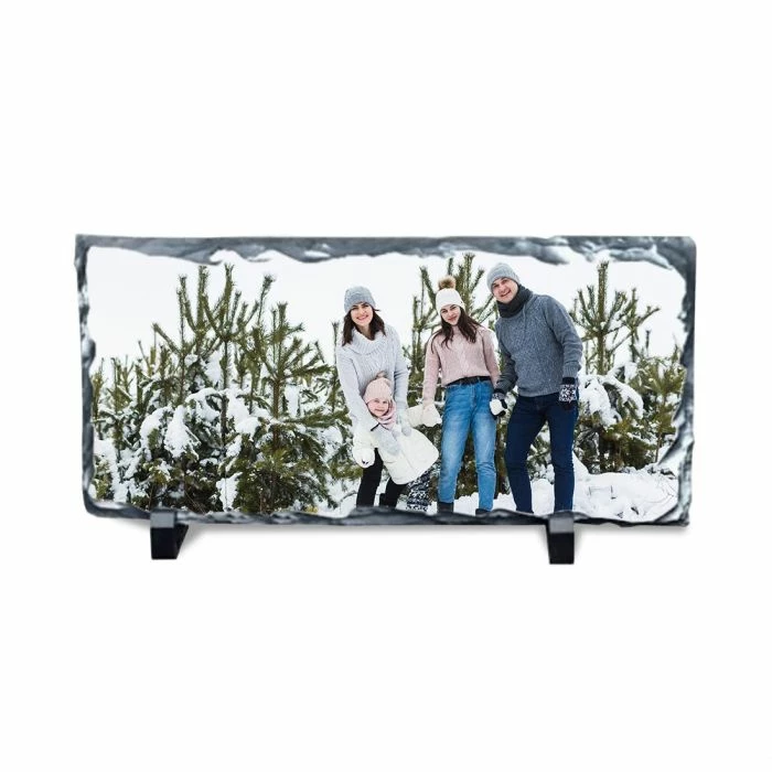 Sublimation Photo Slate Rock Plaque - Small Rectangle - 4.4" X 8.25" (32/case) 4 Sublimation Photo Slate Rock Plaque - Small Rectangle - 4.4" X 8.25" (32/case) - Image 2