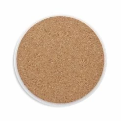 Round Sandstone Sublimation Coaster With Cork Base - 3.5" -Home Sales Store 6030010circle02 1