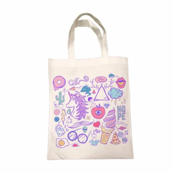 Nonwoven Sublimation Tote Bag - Small - 10.25" X 13" 4 Nonwoven Sublimation Tote Bag - Small - 10.25" X 13" - Image 2