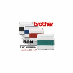 Brother Stamp 1060 Replacement - Customizable Pre-Inked Rubber Stamp - 6/pack