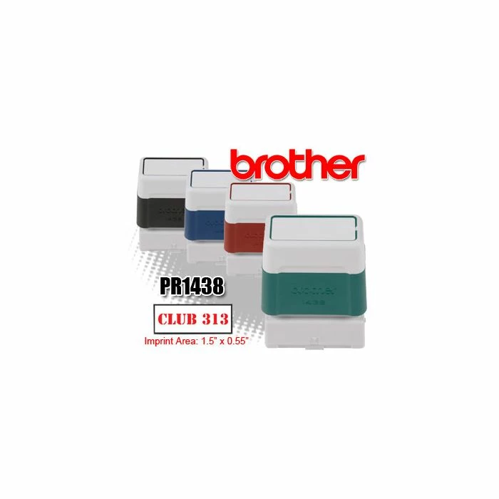 Brother Stamp 1438 Replacement - Customizable Pre-Inked Rubber Stamp - 6/pack 2 Brother Stamp 1438 Replacement - Customizable Pre-Inked Rubber Stamp - 6/pack