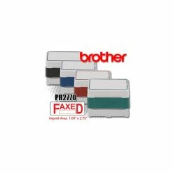 Brother Stamp 2770 Replacement - Customizable Pre-Inked Rubber Stamp (6/pack)