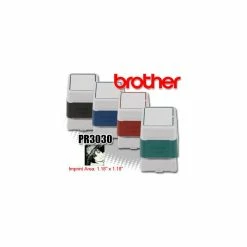 Brother Stamp 3030 Replacement - Customizable Pre-Inked Rubber Stamp - 6/pack