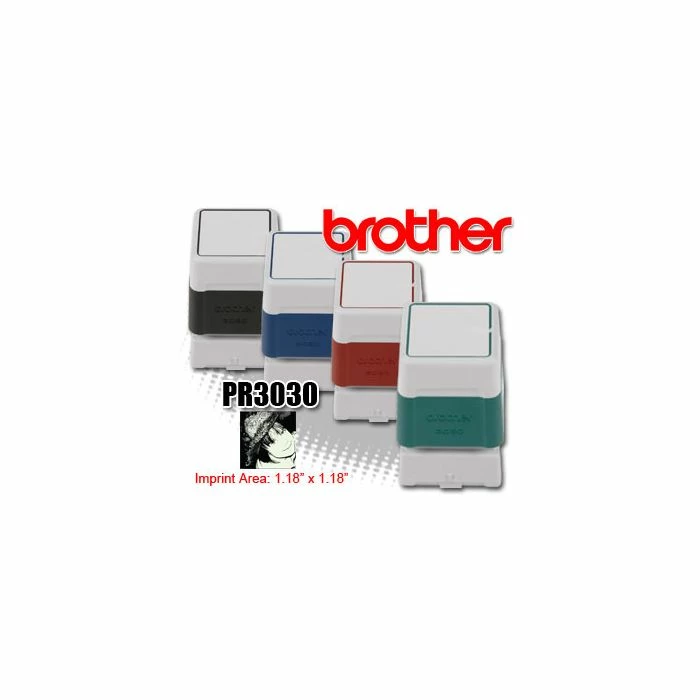 Brother Stamp 3030 Replacement - Customizable Pre-Inked Rubber Stamp - 6/pack 3 Brother Stamp 3030 Replacement - Customizable Pre-Inked Rubber Stamp - 6/pack