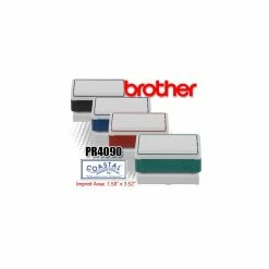 Brother Stamp 4090 Replacement - Customizable Pre-Inked Rubber Stamp - 6/pack